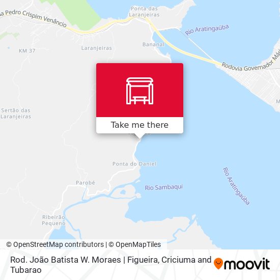 Rod. João Batista W. Moraes | Figueira map