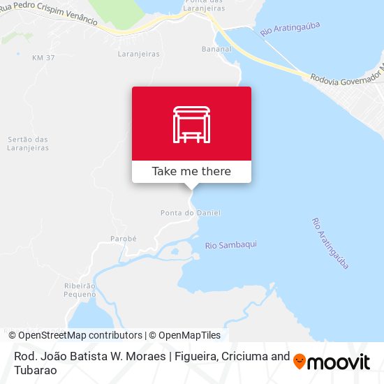 Rod. João Batista W. Moraes | Figueira map