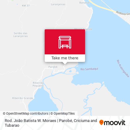 Rod. João Batista W. Moraes | Parobé map