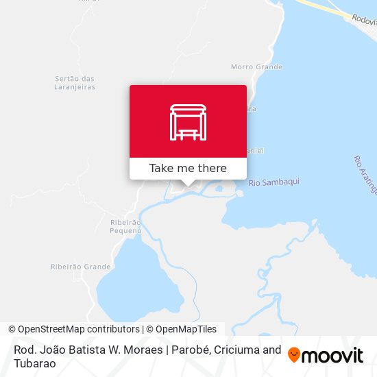 Rod. João Batista W. Moraes | Parobé map