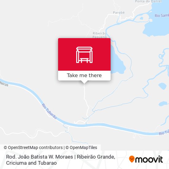 Mapa Rod. João Batista W. Moraes | Ribeirão Grande