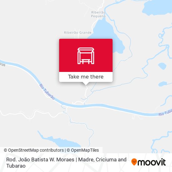 Rod. João Batista W. Moraes | Madre map