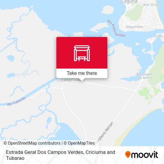 Estrada Geral Dos Campos Verdes map