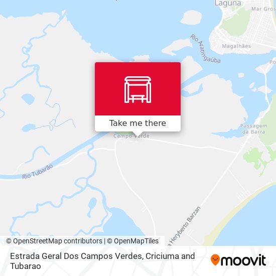 Estrada Geral Dos Campos Verdes map