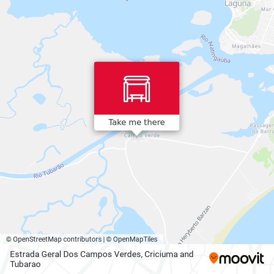 Estrada Geral Dos Campos Verdes map