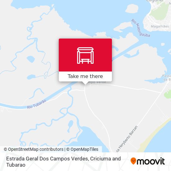 Estrada Geral Dos Campos Verdes map