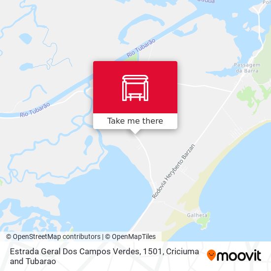 Estrada Geral Dos Campos Verdes, 1501 map