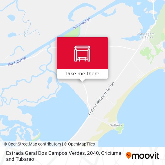 Estrada Geral Dos Campos Verdes, 2040 map