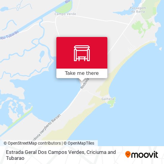 Estrada Geral Dos Campos Verdes map