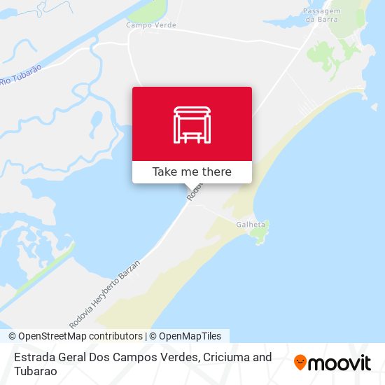 Estrada Geral Dos Campos Verdes map