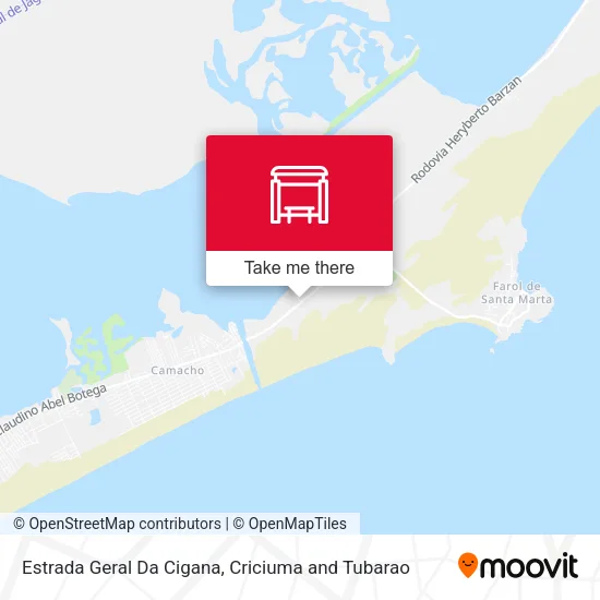 Estrada Geral Da Cigana map