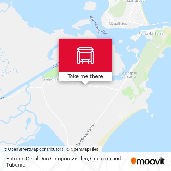Estrada Geral Dos Campos Verdes map
