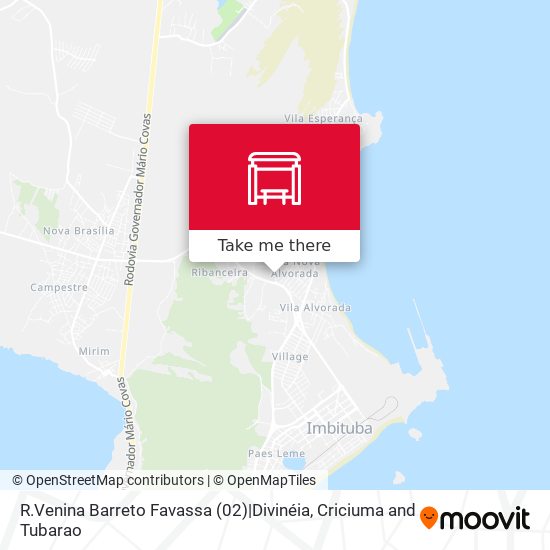 R.Venina Barreto Favassa (02)|Divinéia map