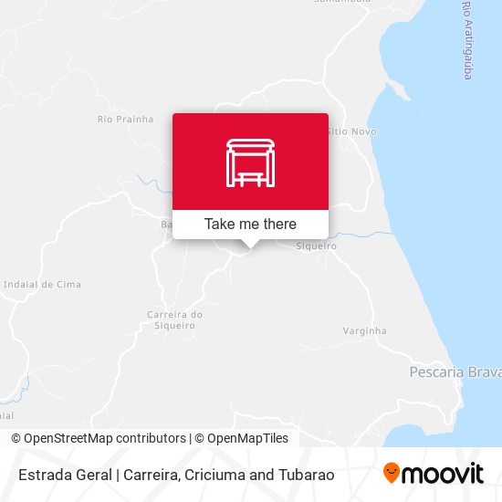 Estrada Geral | Carreira map