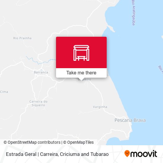 Estrada Geral | Carreira map