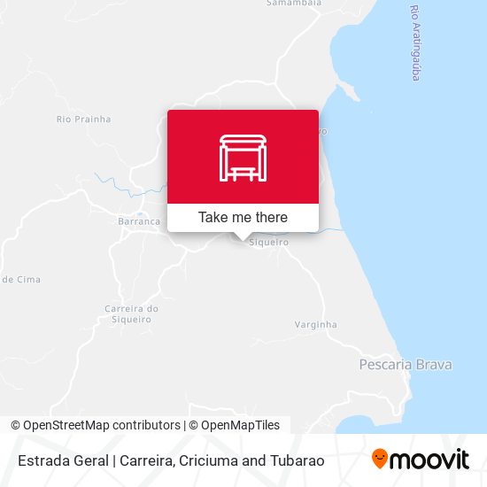 Estrada Geral | Carreira map