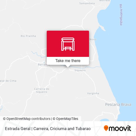 Estrada Geral | Carreira map