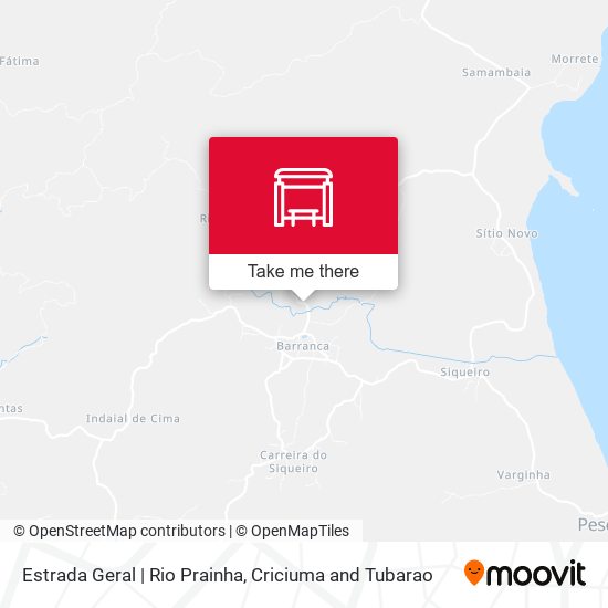 Estrada Geral | Rio Prainha map
