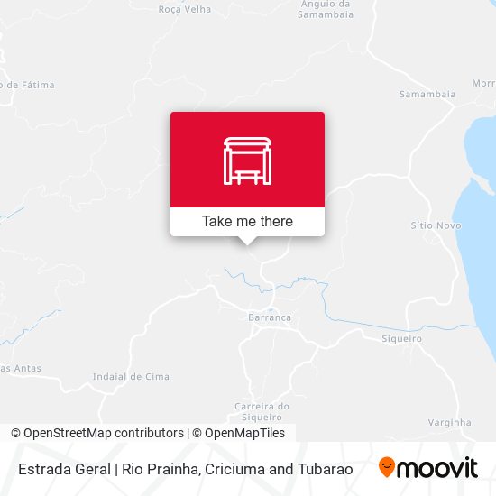 Estrada Geral | Rio Prainha map