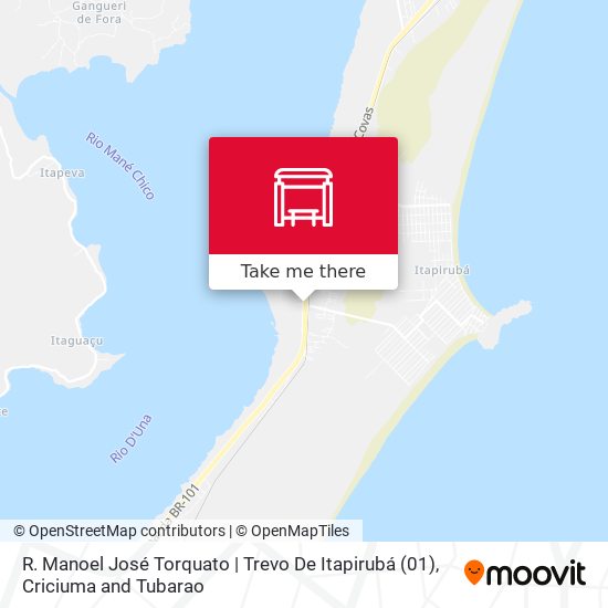R. Manoel José Torquato | Trevo De Itapirubá (01) map