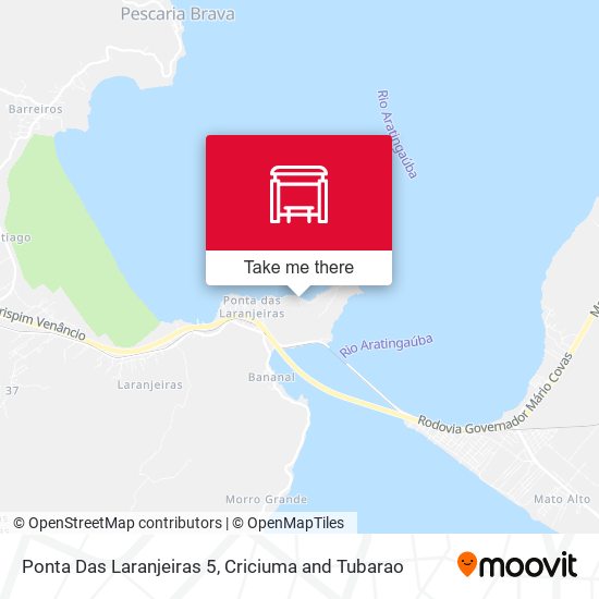 Mapa Ponta Das Laranjeiras 5