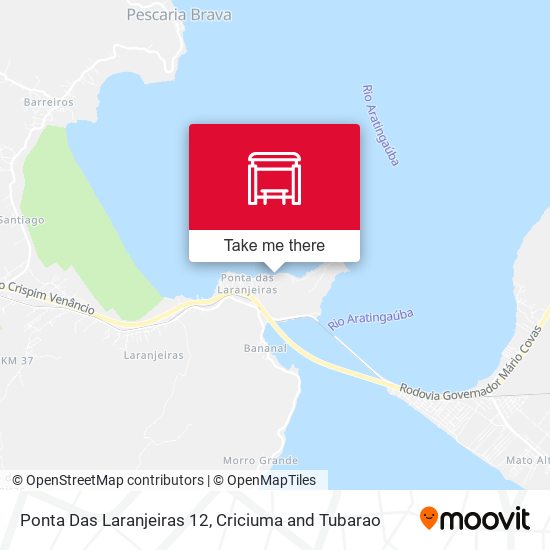 Ponta Das Laranjeiras 12 map