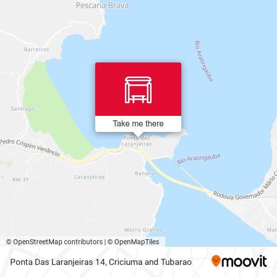Ponta Das Laranjeiras 14 map