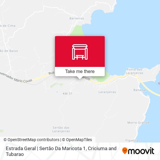 Mapa Estrada Geral | Sertão Da Maricota 1