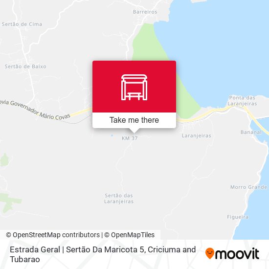 Estrada Geral | Sertão Da Maricota 5 map