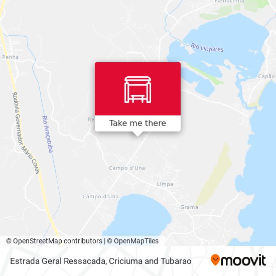 Estrada Geral Ressacada map