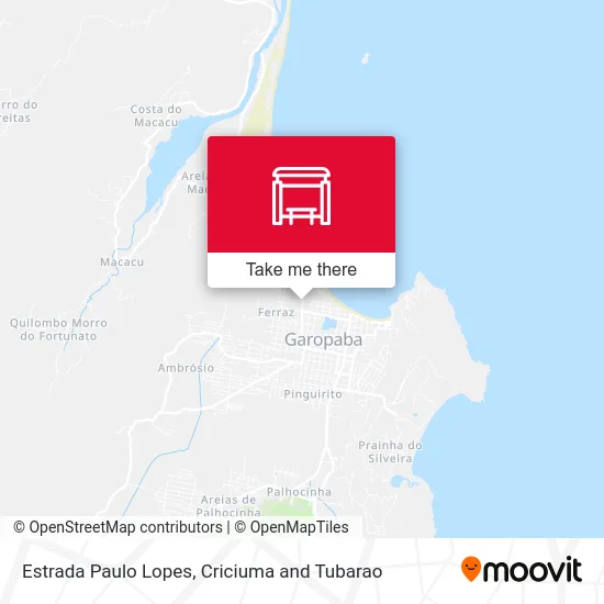 Estrada Paulo Lopes map