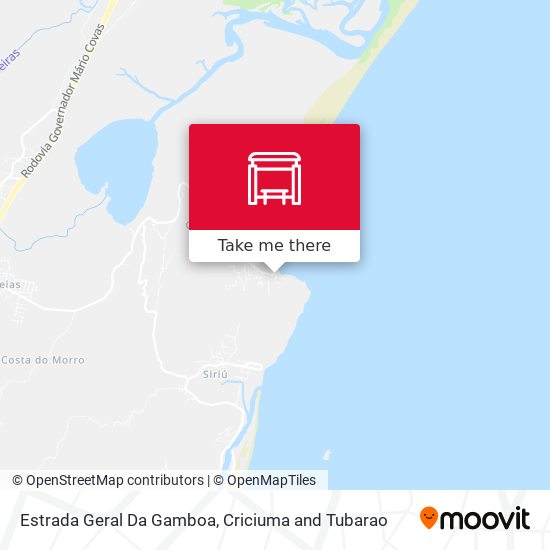 Estrada Geral Da Gamboa map