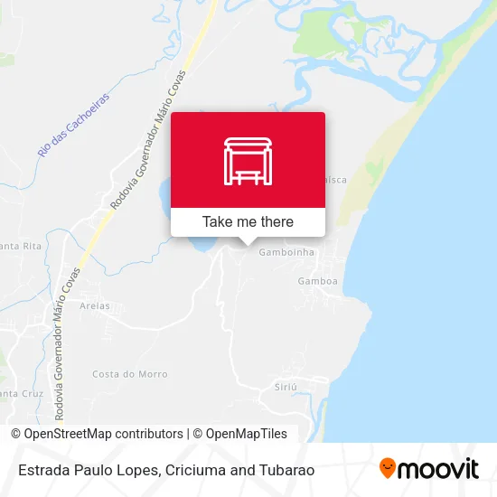 Estrada Paulo Lopes map