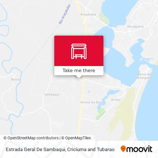 Estrada Geral De Sambaqui map