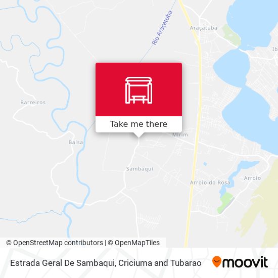 Estrada Geral De Sambaqui map