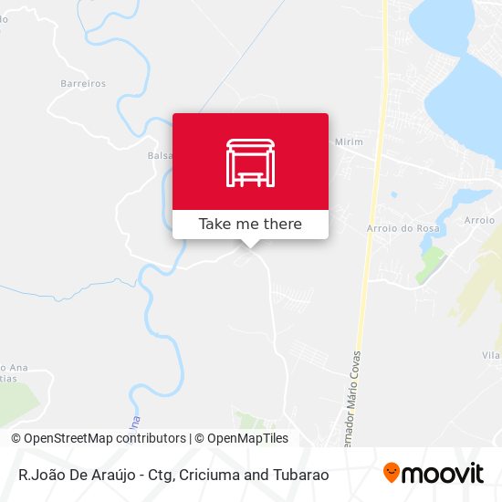 R.João De Araújo - Ctg map