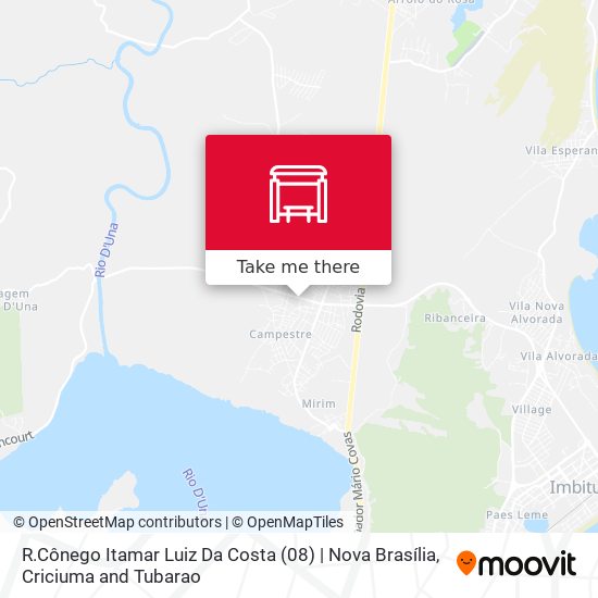 R.Cônego Itamar Luiz Da Costa (08) | Nova Brasília map