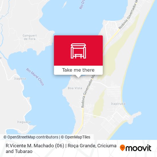 R.Vicente M. Machado (06) | Roça Grande map
