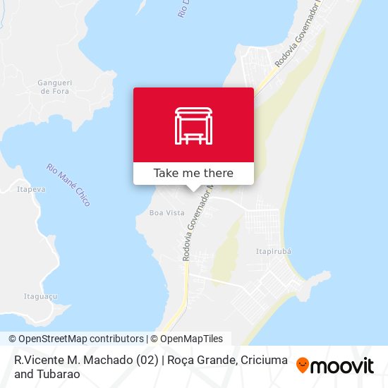 R.Vicente M. Machado (02) | Roça Grande map