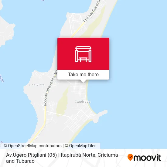 Av.Ugero Pitgliani (05) | Itapirubá Norte map