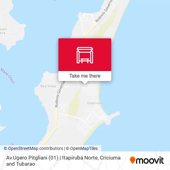 Av.Ugero Pitgliani (01) | Itapirubá Norte map