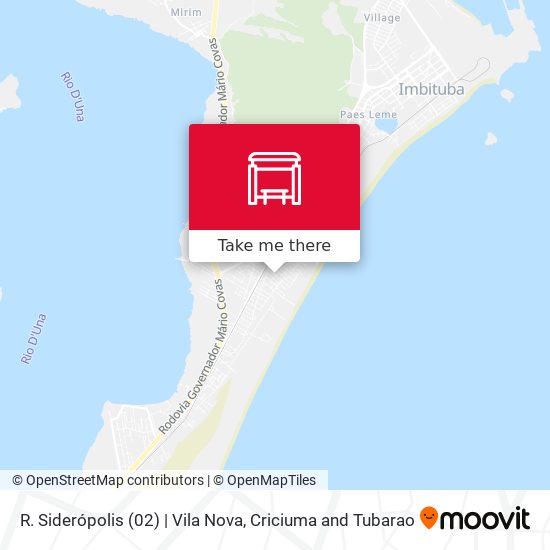 R. Siderópolis (02) | Vila Nova map