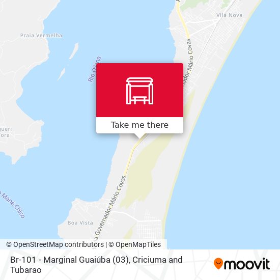 Br-101 - Marginal Guaiúba (03) map