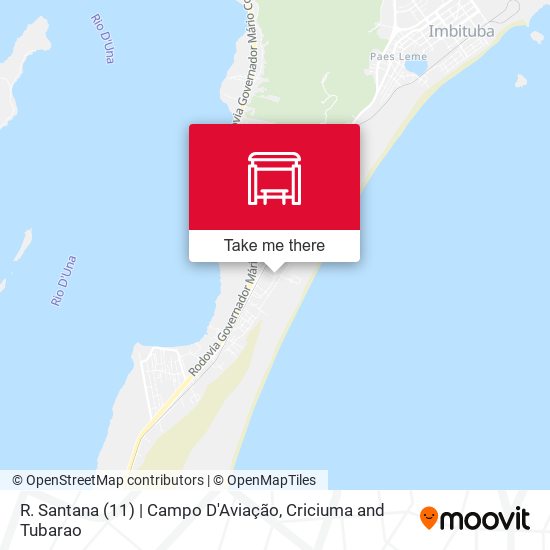 R. Santana (11) | Campo D'Aviação map