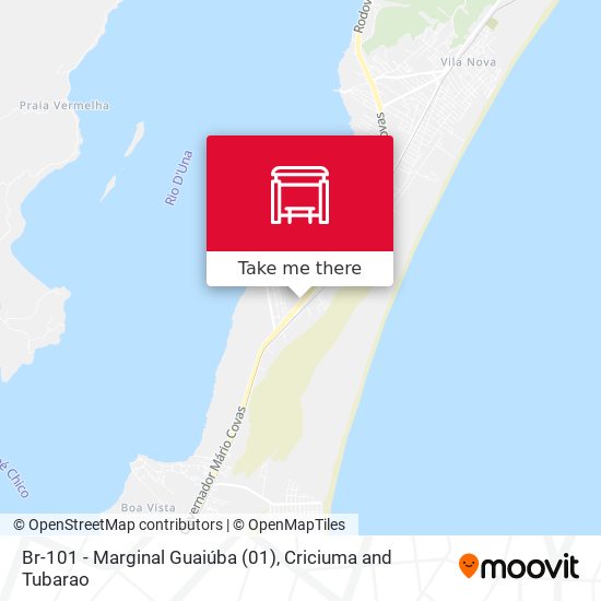 Br-101 - Marginal Guaiúba map