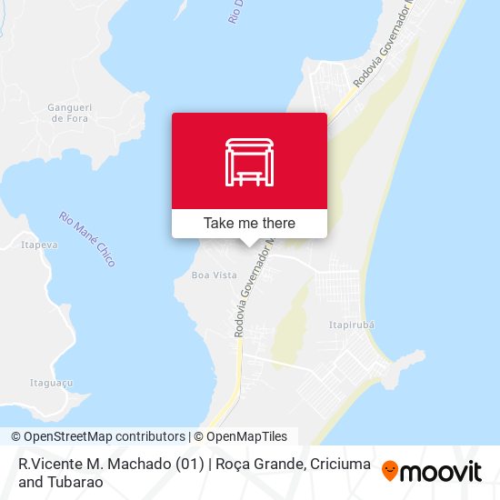 R.Vicente M. Machado (01) | Roça Grande map