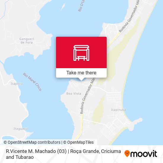R.Vicente M. Machado (03) | Roça Grande map