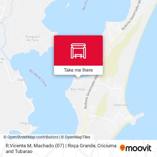 R.Vicente M. Machado (07) | Roça Grande map