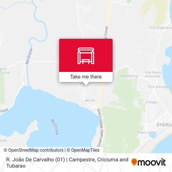 R. João De Carvalho (01) | Campestre map