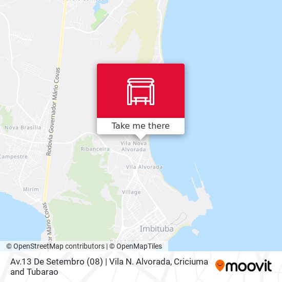 Av.13 De Setembro (08) | Vila N. Alvorada map